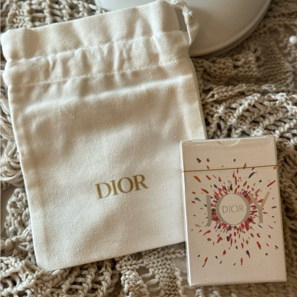 Dior Joy Playing Cards with Matching Dustbag - Sealed / Brand New